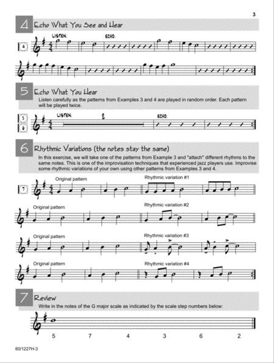 Jazz Basics - Alto/Baritone Saxophone Jazz Ensemble scores gallery preview page 3