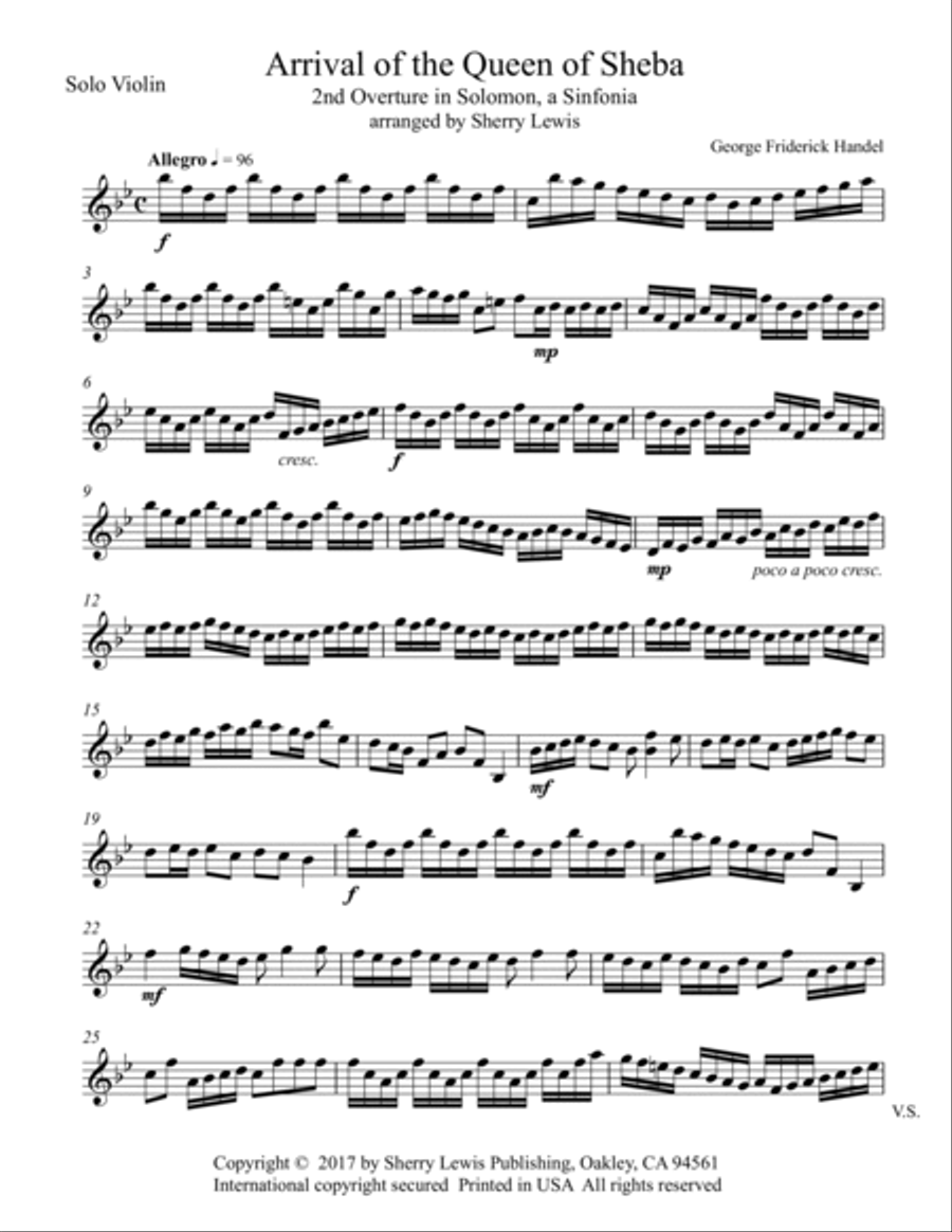 SOLO VIOLIN WEDDING MUSIC - For SOLO VIOLIN COLLECTION SET OF WEDDING CLASSICS - 20 arrangement image number null