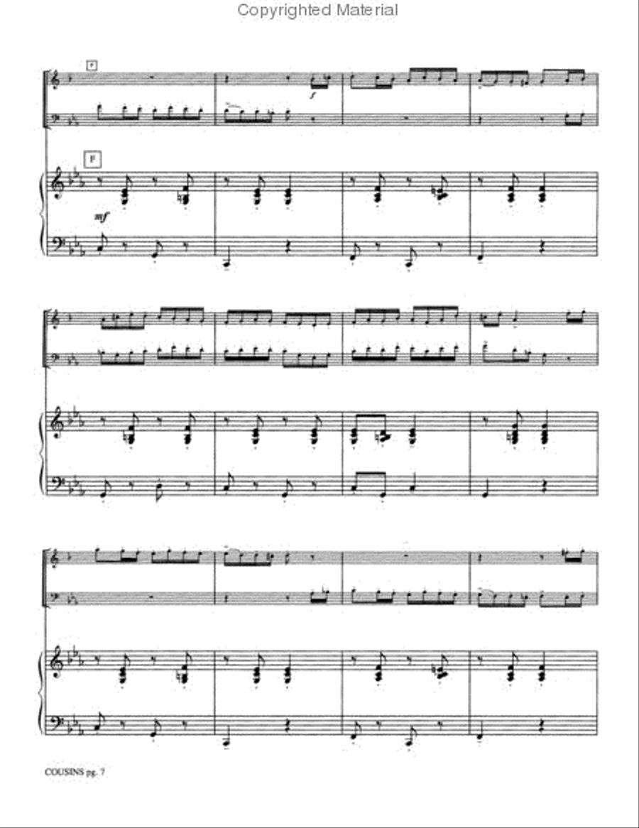 Cousins Brass Ensemble scores gallery preview page 3