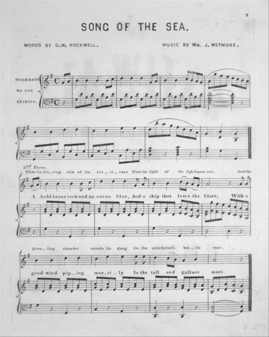 The Sea Witch. A Song of the Sea 4-Part scores gallery preview page 2