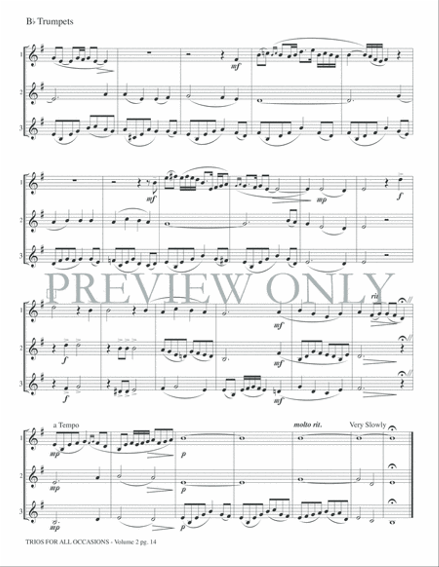 Trios for All Occasions Small Ensemble scores gallery preview page 16