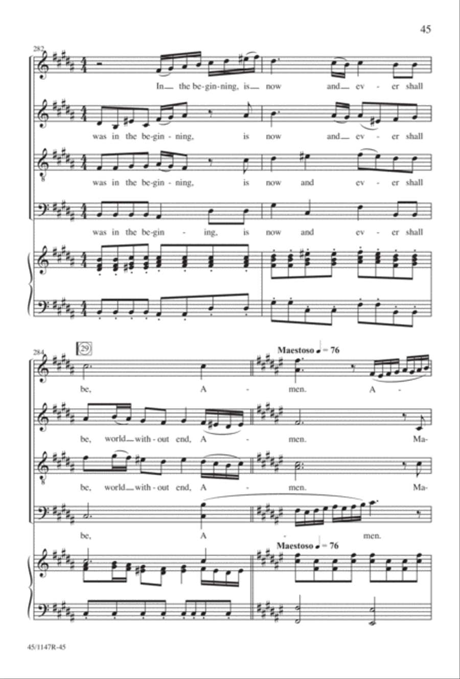 Magnificat Magnificat Divisi scores gallery preview page 46