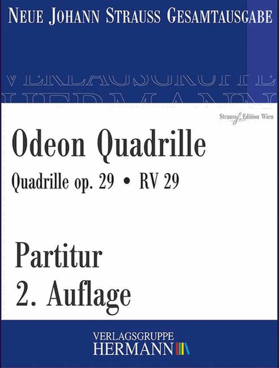 Odeon Quadrille op. 29 RV 29 Orchestra scores gallery preview page 1