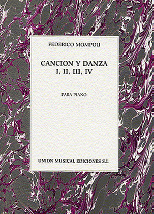 Book cover for Cancion Y Danza I, II, III, IV