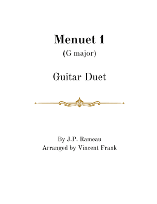 Book cover for Menuet 1 (in G)