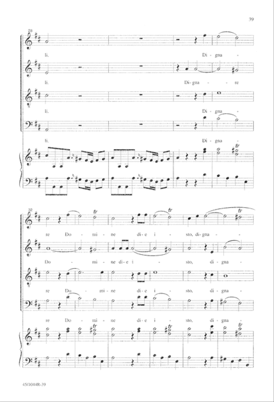 Te Deum Choral Score Te Deum Choral Score 4-Part scores gallery preview page 41