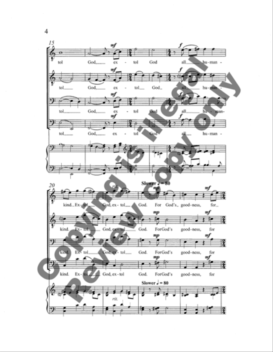 Psalm 117 TTBB scores gallery preview page 8