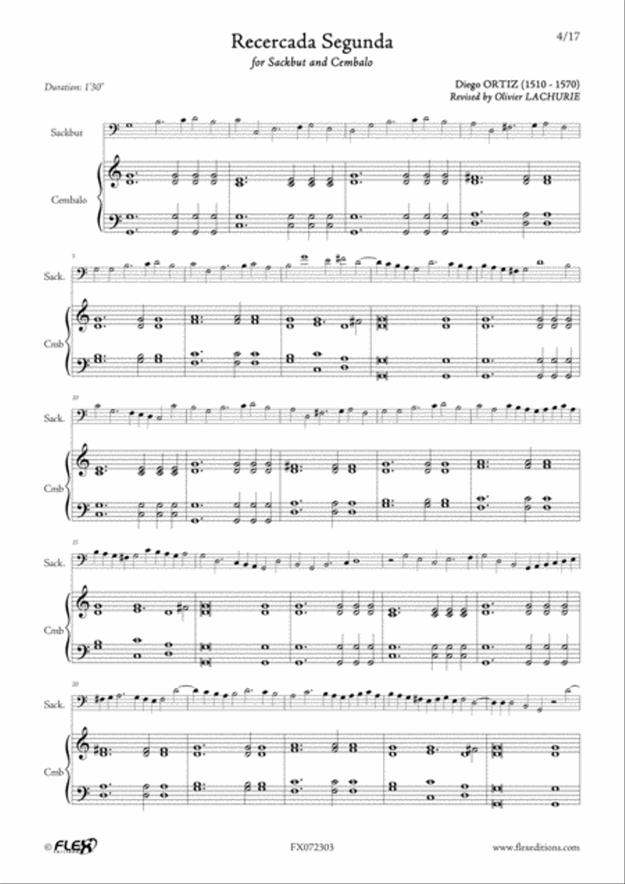 8 Recercadas Cembalo scores gallery preview page 4