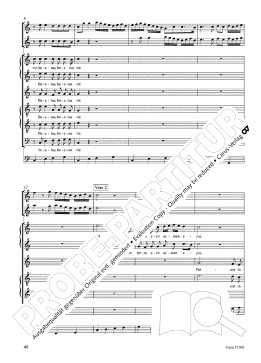 Salmi I (Selva morale e spirituale) Collection / Songbook scores gallery preview page 73