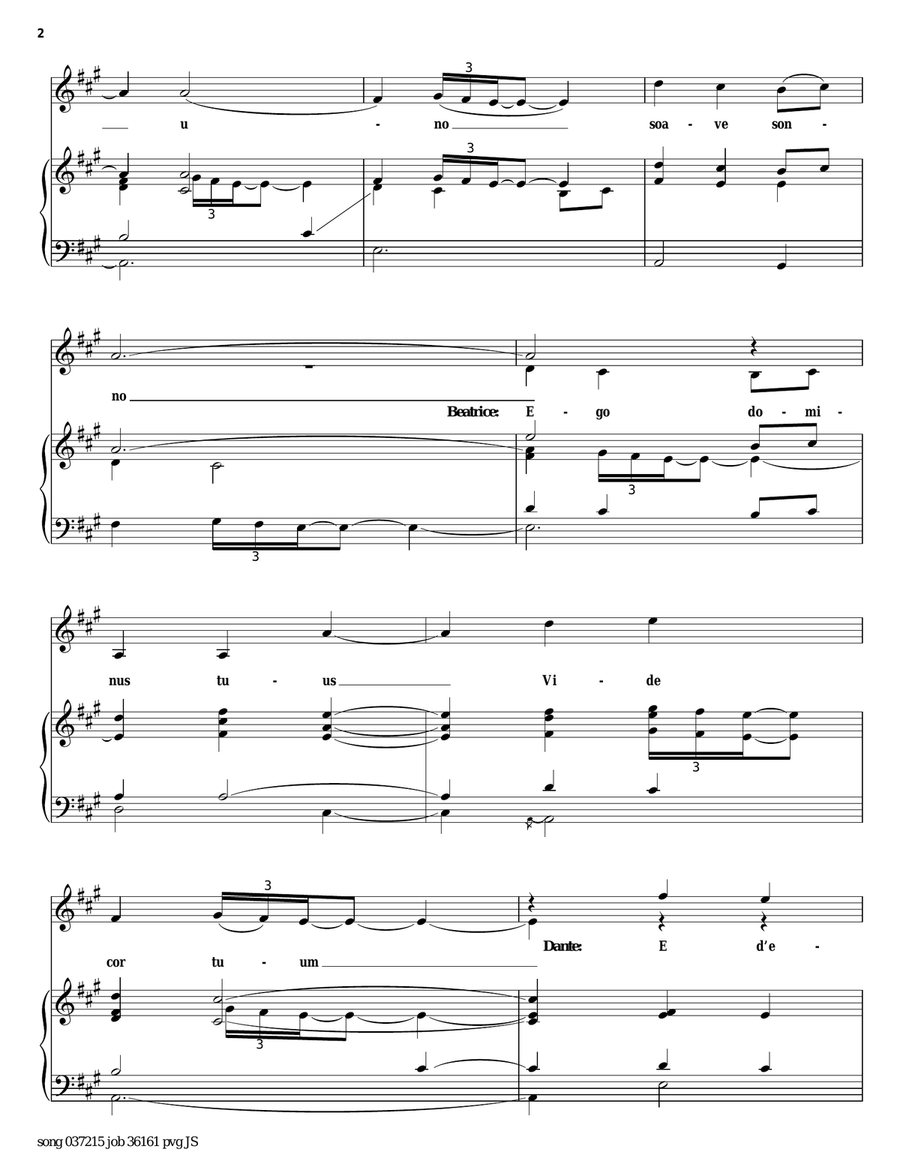 Vide Cor Meum Piano, Vocal, Guitar scores gallery preview page 2
