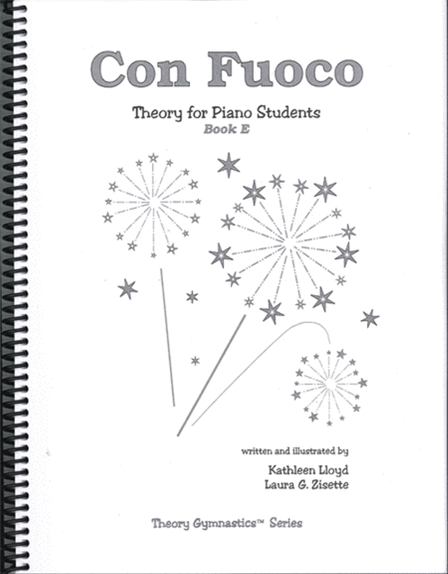 Theory Gymnastics for Teens & Adults: Con Fuoco Piano Method scores gallery preview page 1