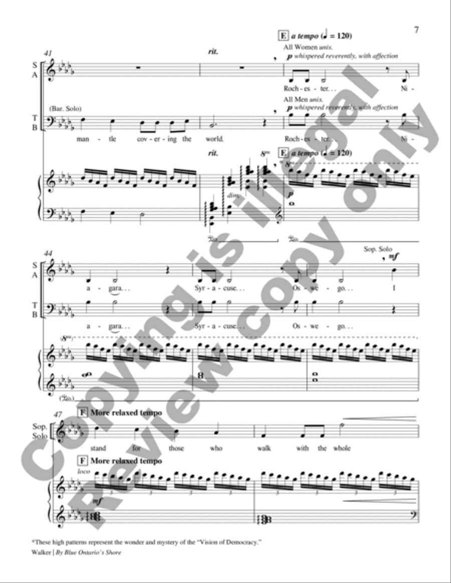 By Blue Ontario's Shore Divisi scores gallery preview page 7