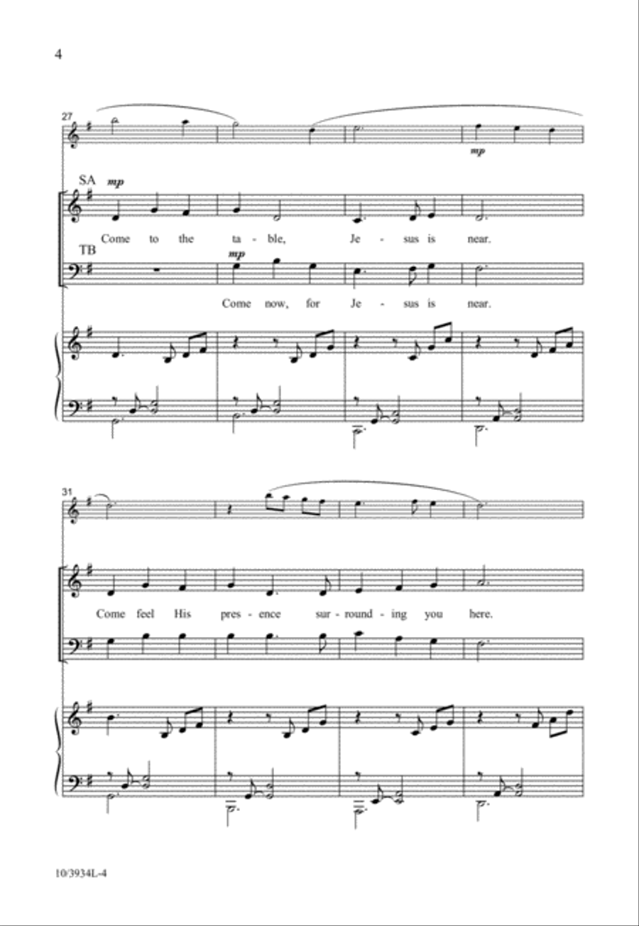 Come Find Forgiveness and Love 4-Part scores gallery preview page 4