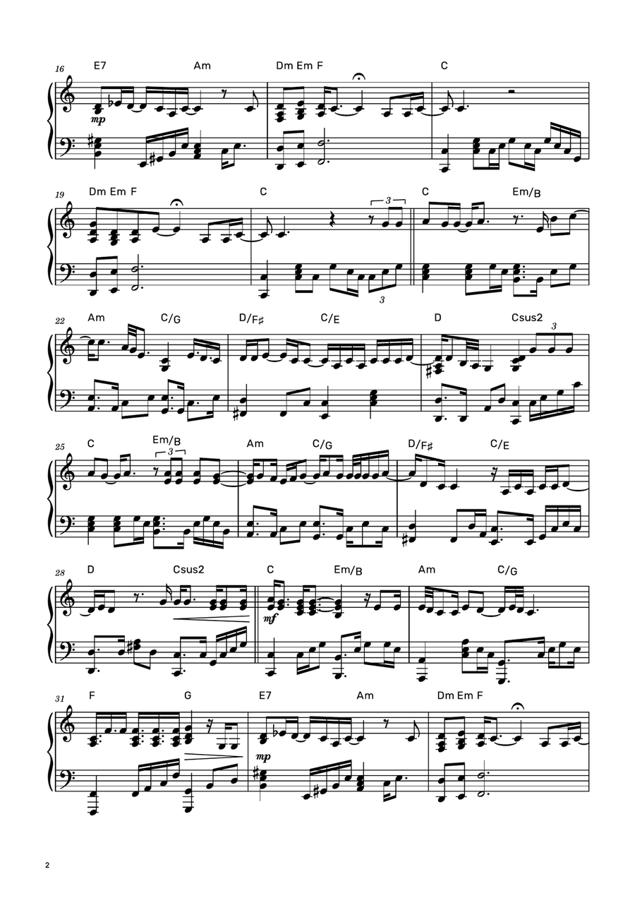 Take It All Piano Solo scores gallery preview page 2