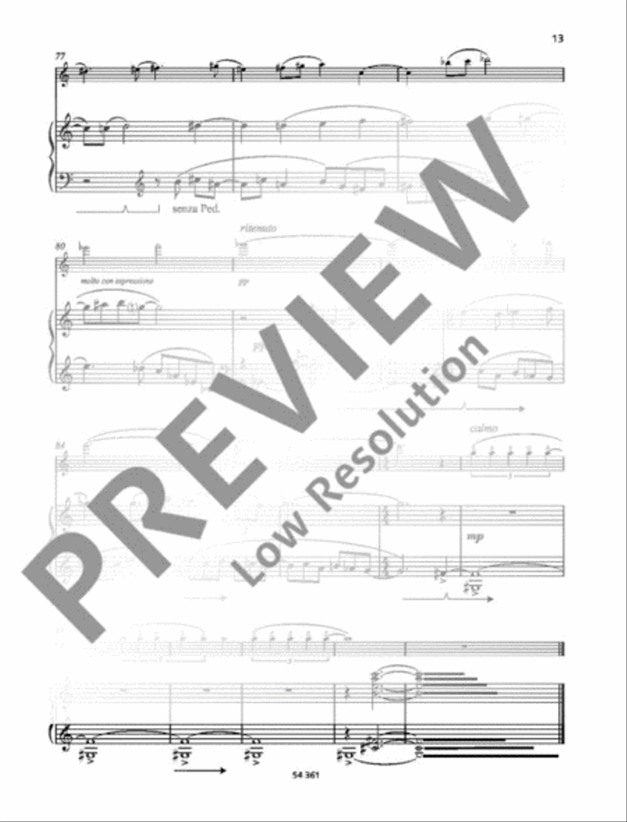 5 Poems 5 Poems Violin Solo scores gallery preview page 14
