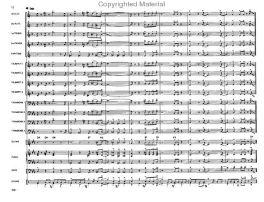 Designated Swinger Jazz Ensemble scores gallery preview page 11