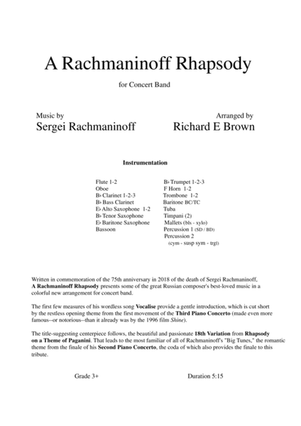 A Rachmaninoff Rhapsody image number null