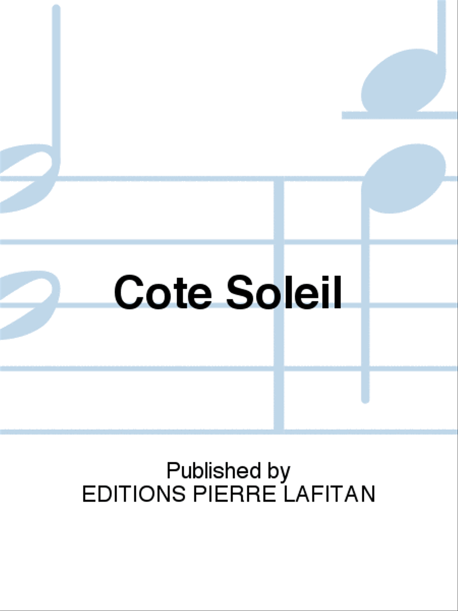 Côté Soleil Flute Solo scores gallery preview page 1