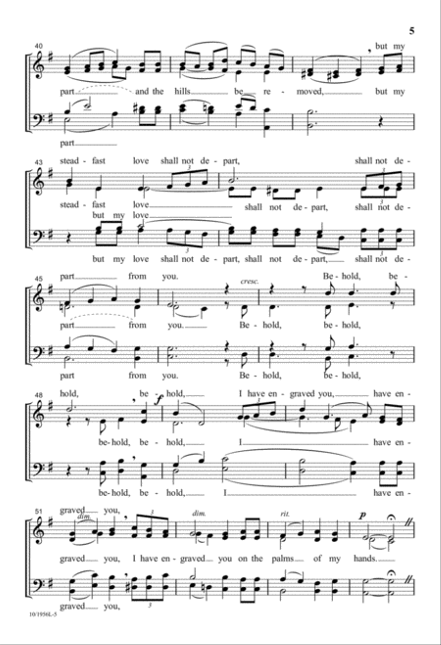 Song of Promise Song of Promise 4-Part scores gallery preview page 5