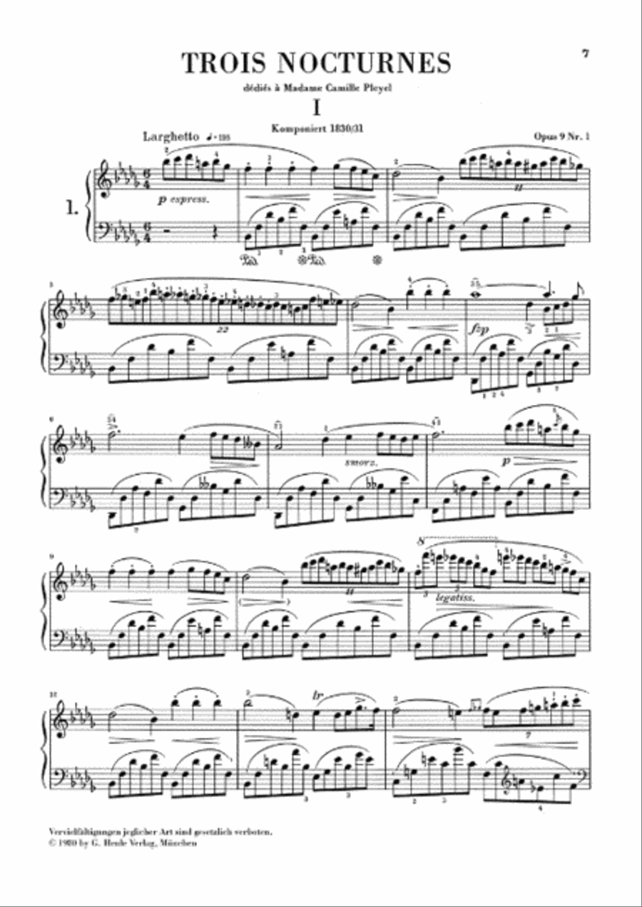 Nocturnes Piano Solo scores gallery preview page 2