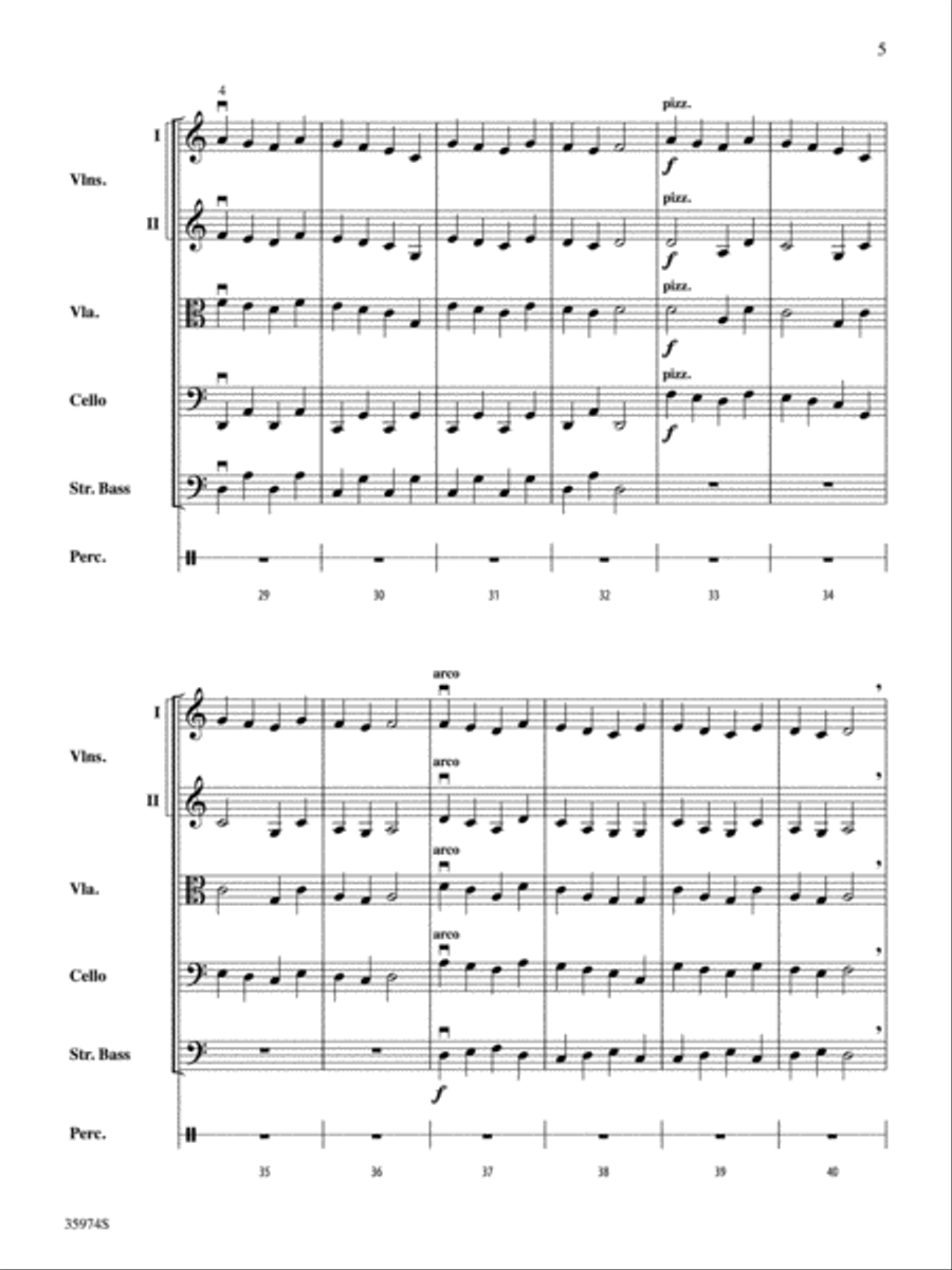 Bats 'n Bones: Score String Orchestra scores gallery preview page 5