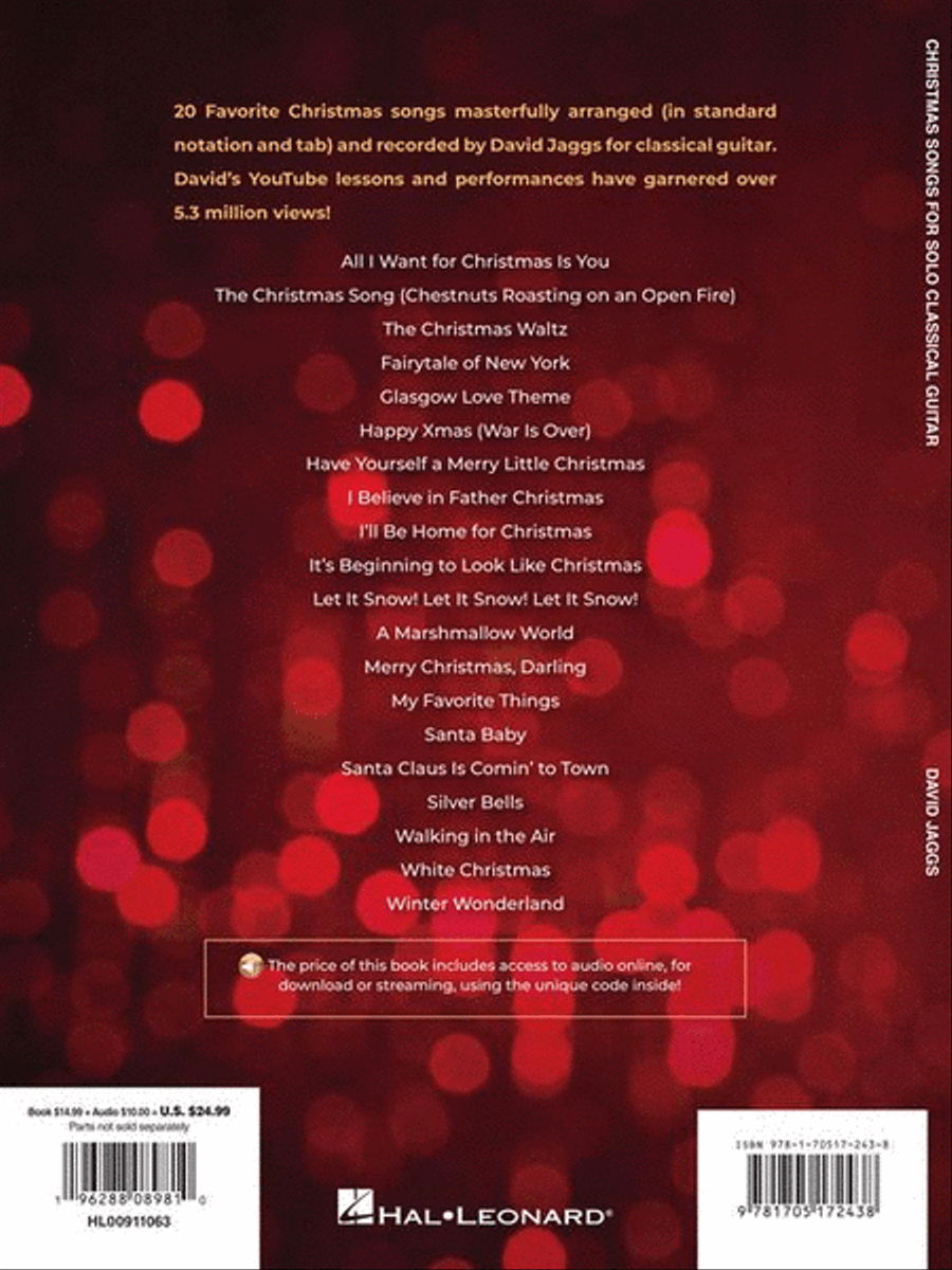 Christmas Songs for Solo Classical Guitar Acoustic Guitar scores gallery preview page 10