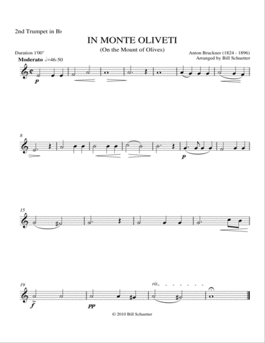 In Monte Oliveti In Monte Oliveti Brass Quintet scores gallery preview page 3