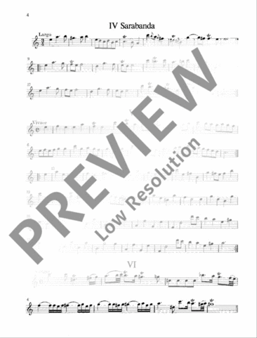 Sonata Alto Recorder scores gallery preview page 20