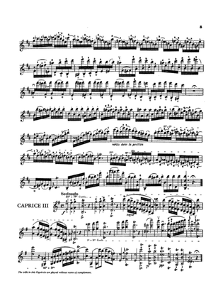 Paganini: Twenty-Four Caprices, Op. 1 No. 3