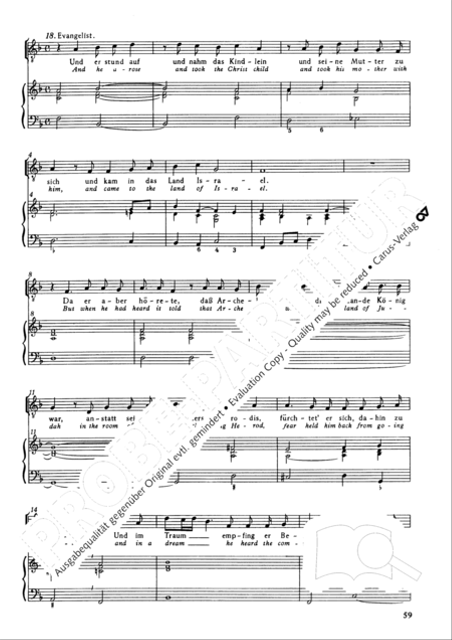 Christmas History (Weihnachts-Historie, SWV 435) Score scores gallery preview page 58