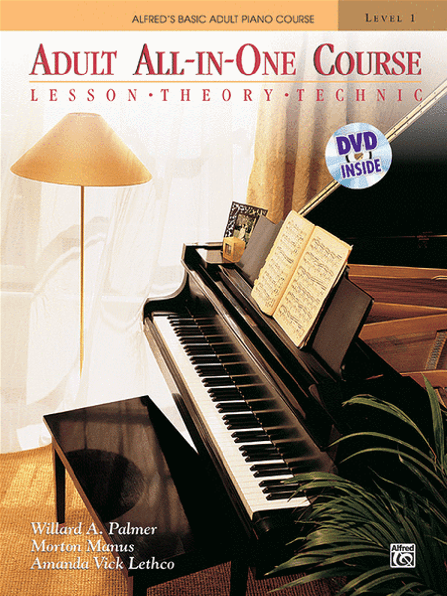 Alfred's Basic Adult All-in-One Course, Book 1 Piano Method scores gallery preview page 1