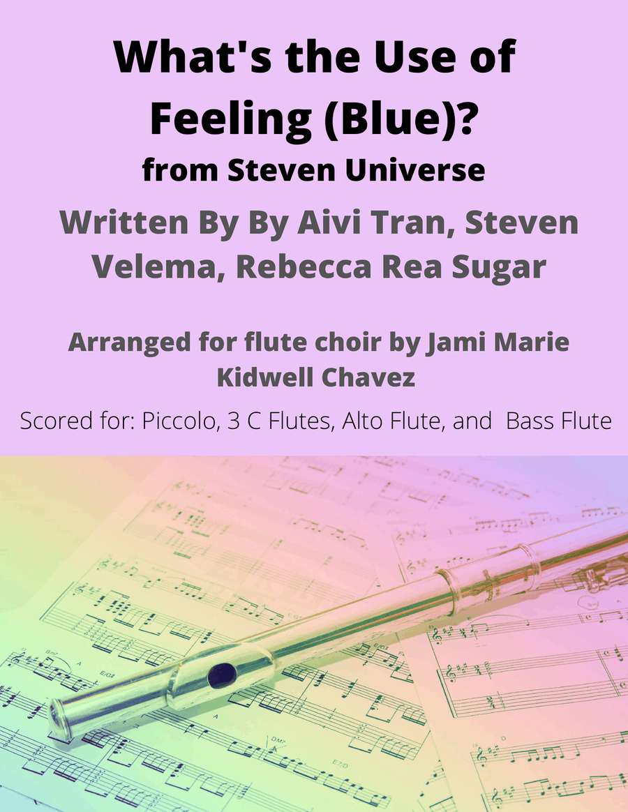 What's The Use Of Feeling (blue) Flute Choir scores gallery preview page 1