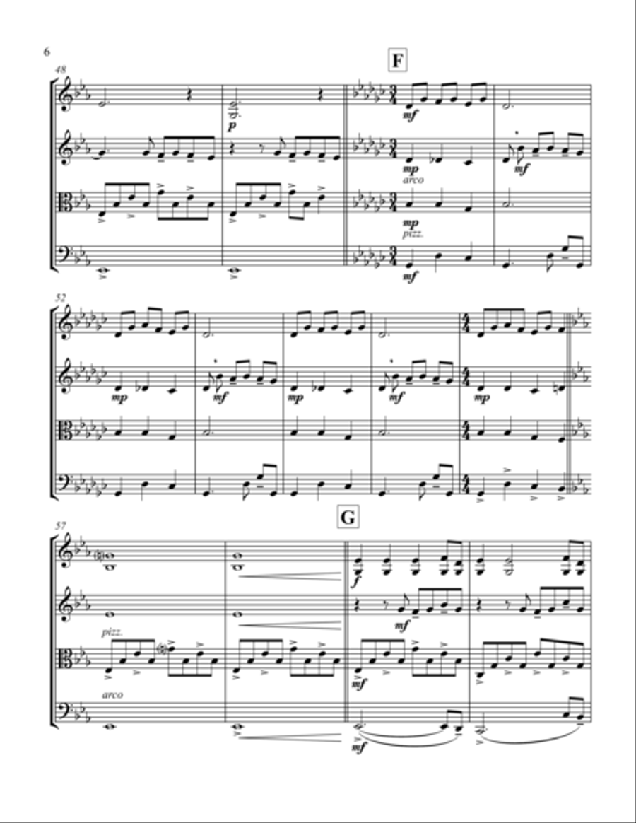 Only Time Only Time String Quartet scores gallery preview page 6