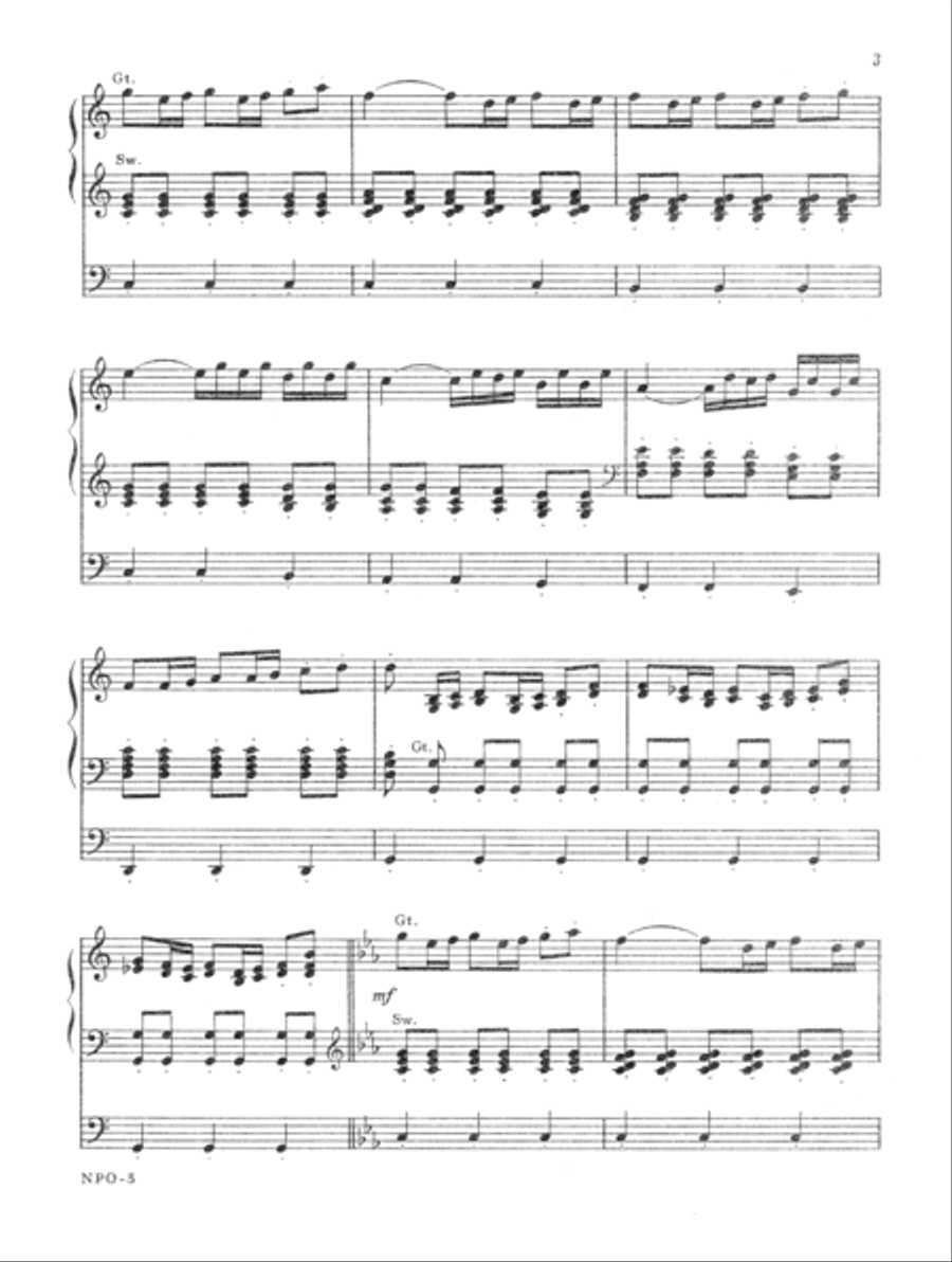 Nine Pieces for Organ Organ Solo scores gallery preview page 3