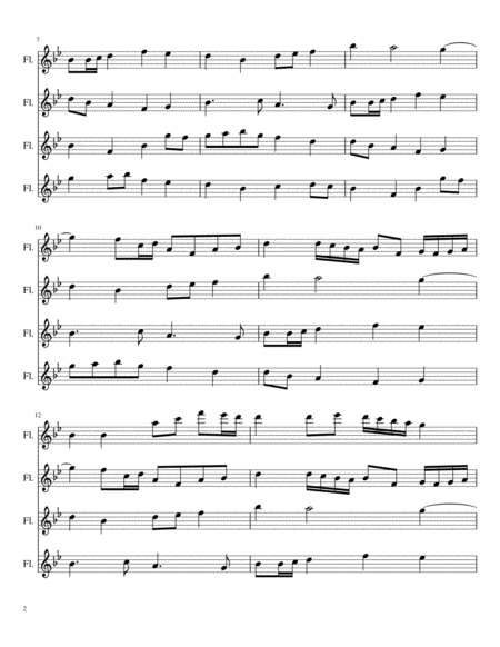 Canonic Flute Quartet image number null