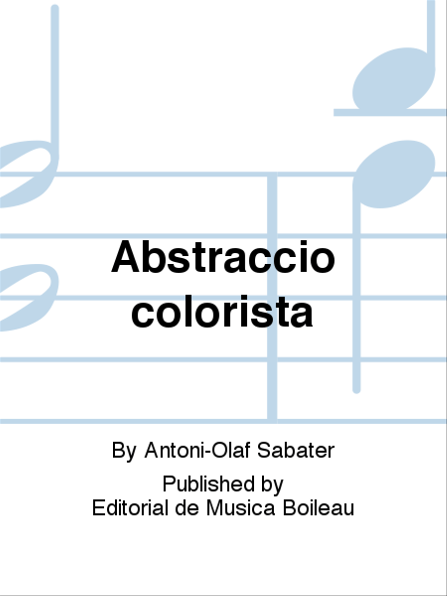 Abstraccio colorista