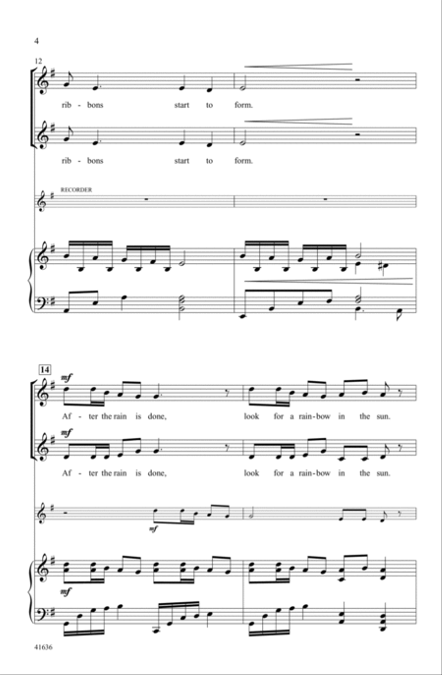 Ribbons in the Sky Ribbons in the Sky Choir scores gallery preview page 3