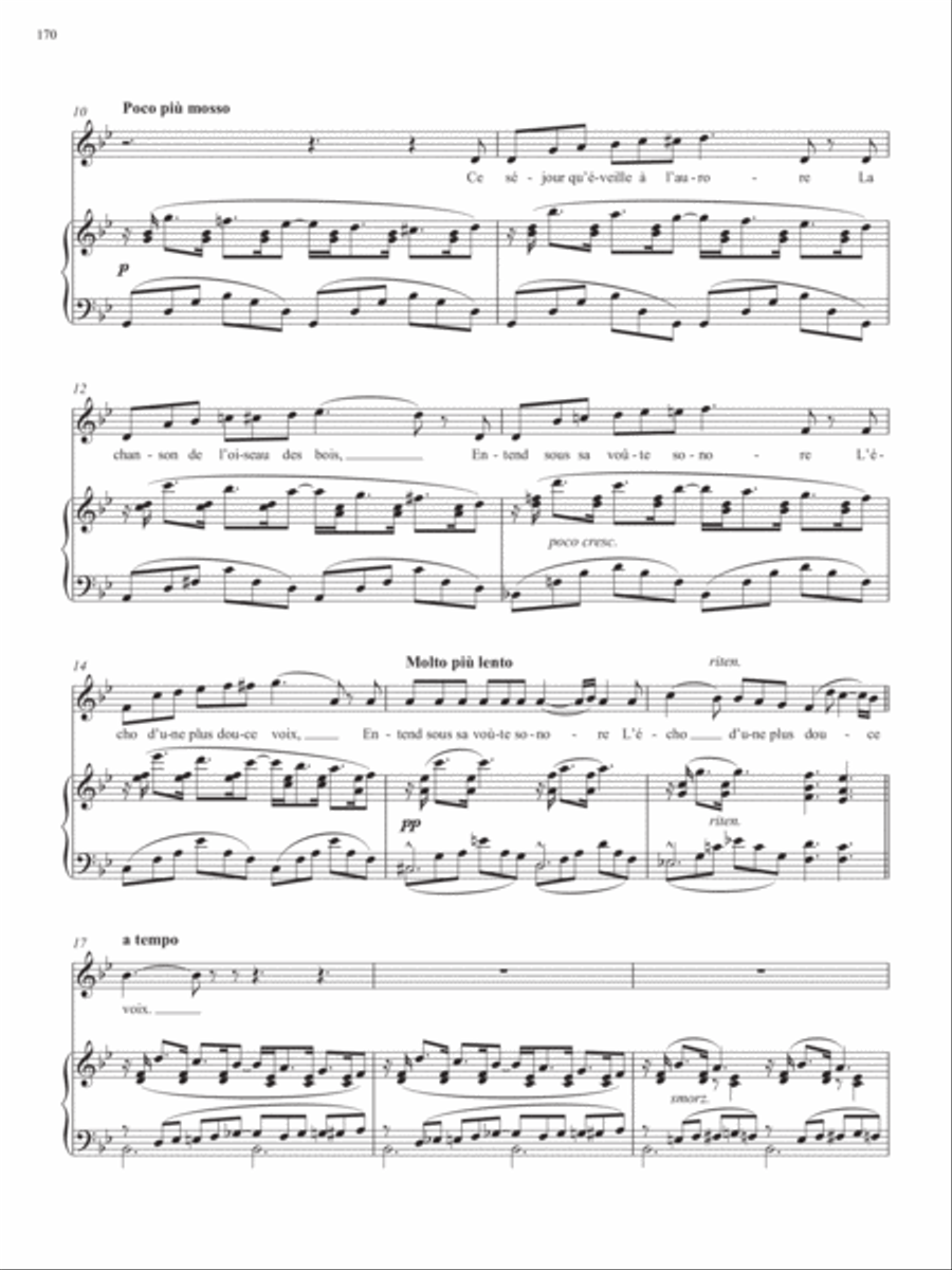 Op. 1, No. 6: Le Château dans la forêt from Songs of Gouvy, V2 Voice Solo scores gallery preview page 3