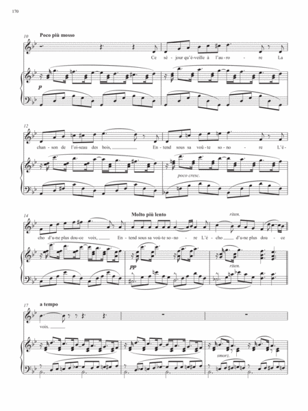 Op. 1, No. 6: Le Château dans la forêt from Songs of Gouvy, V2 (Downloadable)