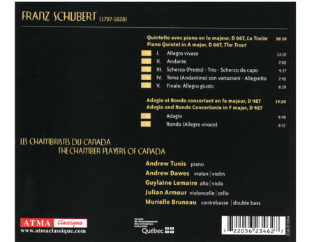 Schubert: Trout Quintet; Adagi