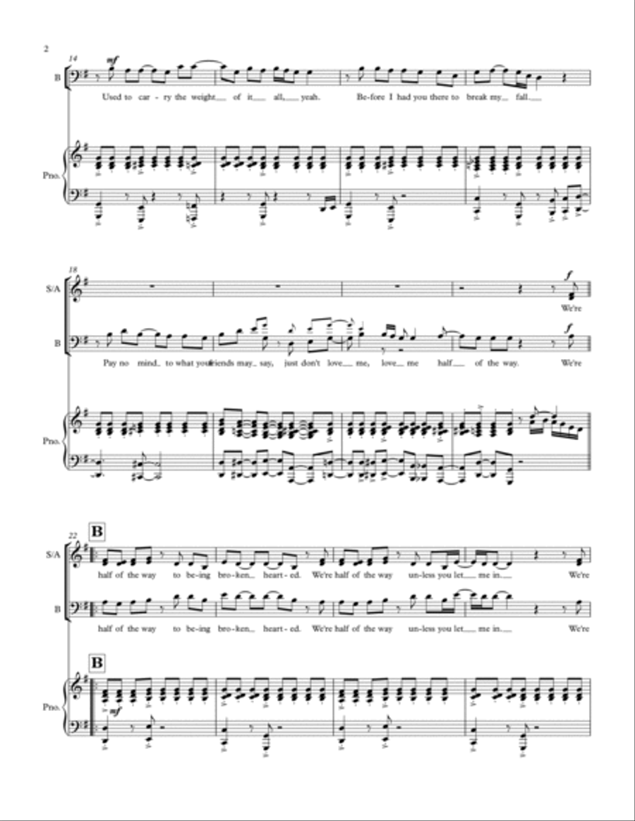 Half Of The Way 3-Part scores gallery preview page 2