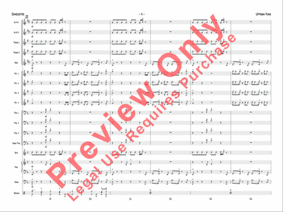 Uptown Funk Jazz Ensemble scores gallery preview page 5