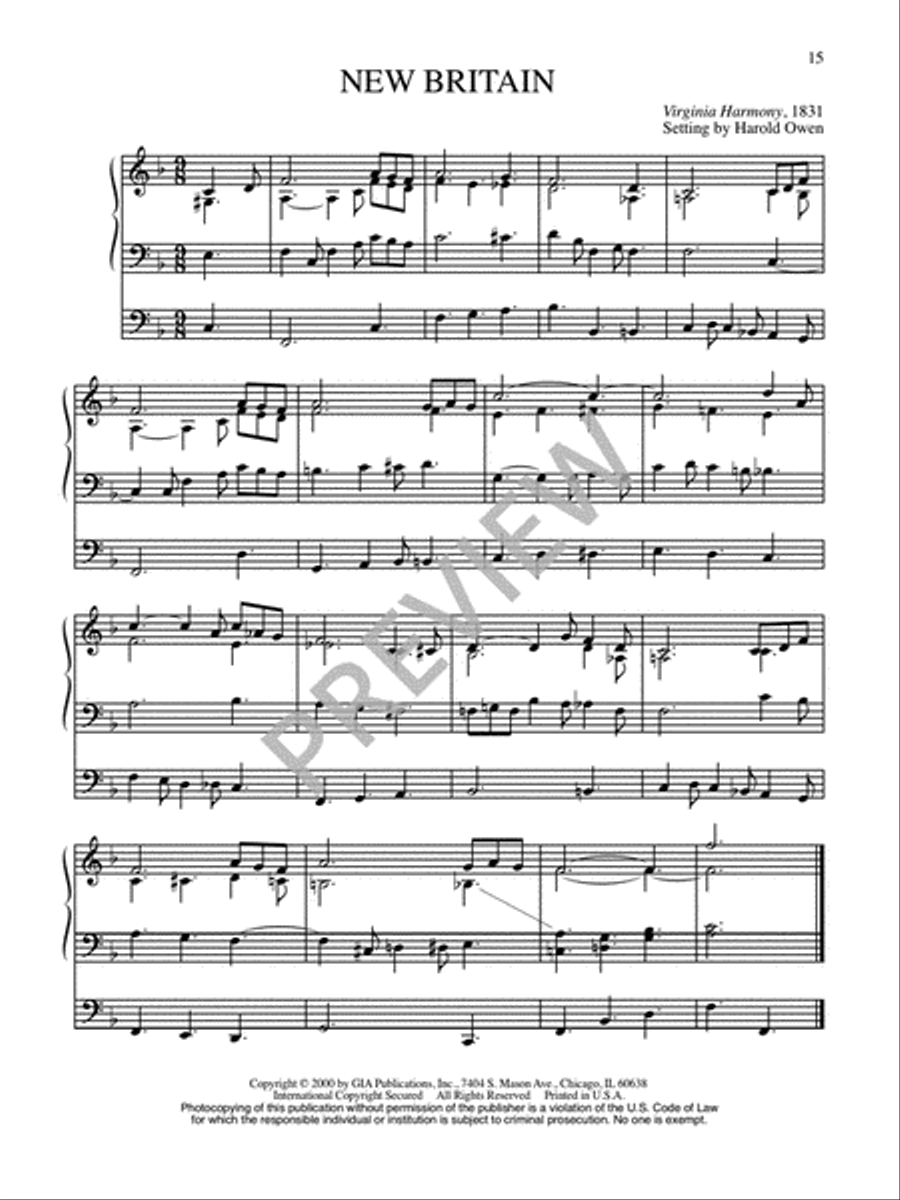 Twenty-Five Organ Harmonizations - Volume 1 Organ scores gallery preview page 17
