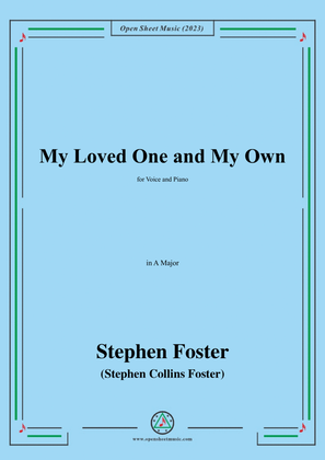 Book cover for S. Foster-My Loved One and My Own,in A Major