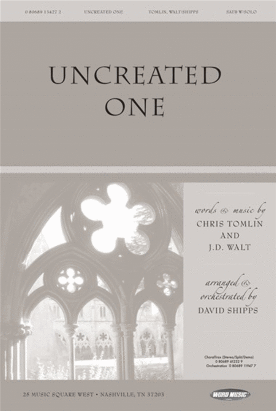 Uncreated One - CD ChoralTrax Choir scores gallery preview page 1