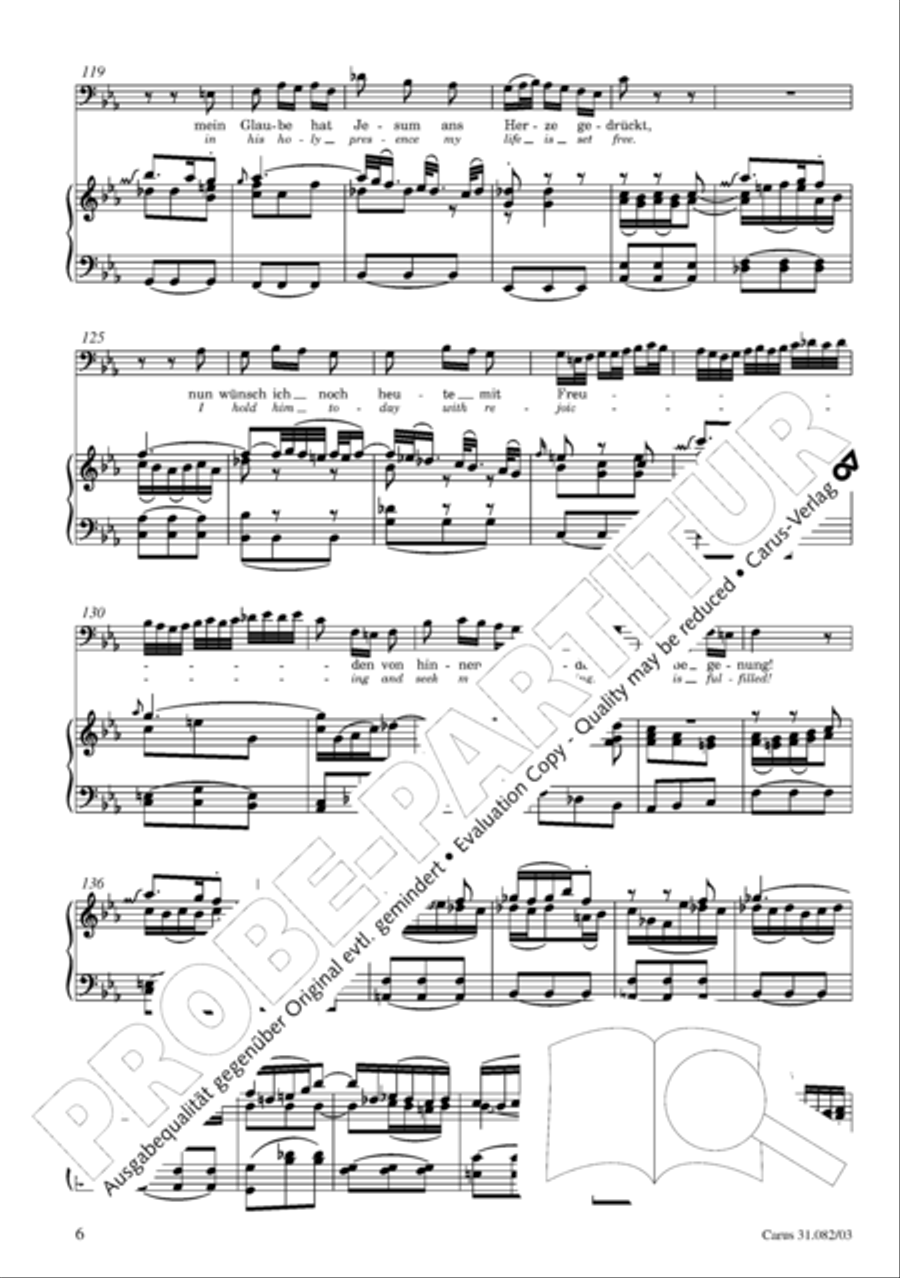 I have enough (Ich habe genung) Mezzo-Soprano Voice scores gallery preview page 9