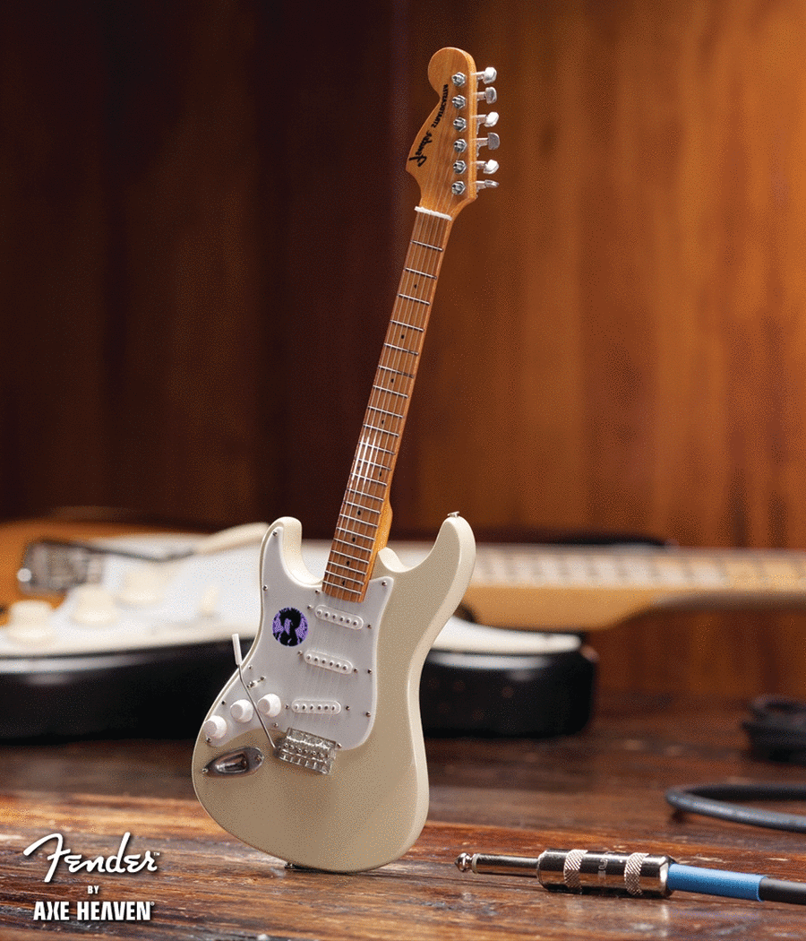 Fender Stratocaster – Jimi Hendrix Reverse Headstock Finish for Leftys Mini Guitar Replica School and Community scores gallery preview page 1