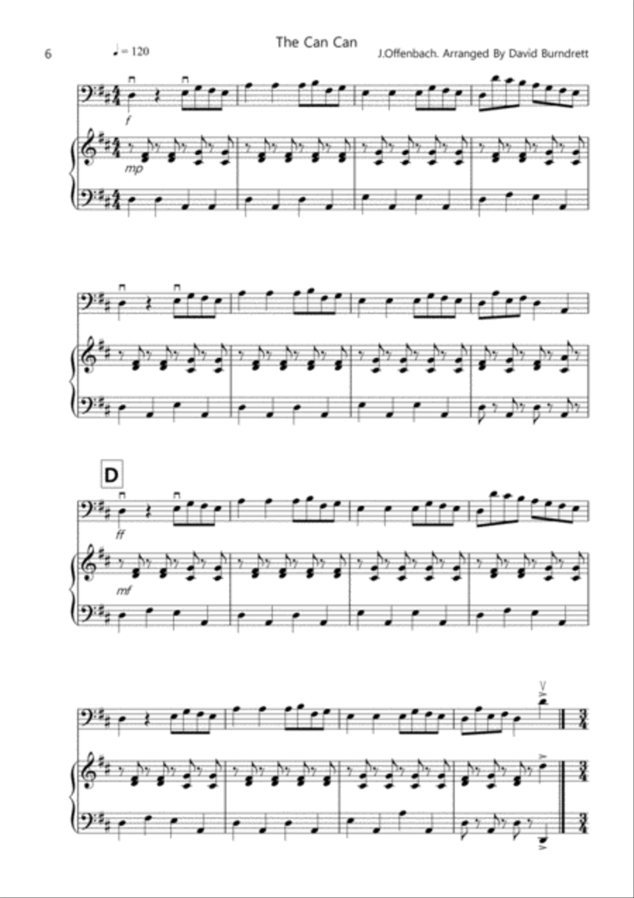 8 Easy Pieces for Cello And Piano Piano scores gallery preview page 6