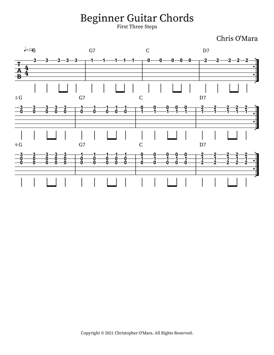 Electric guitar sheet clearance music for beginners