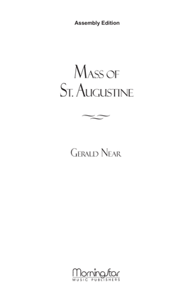 Book cover for Mass of St. Augustine (Downloadable Assembly Edition)